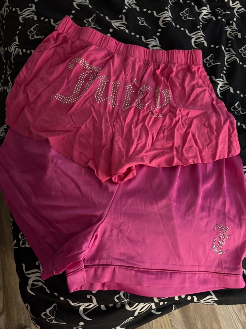 Bundle of Juicy Couture pj shorts, bling